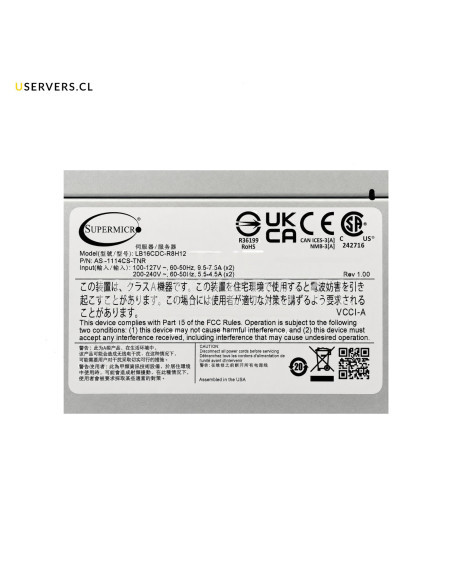 Supermicro AS-1114CS-TNR 1U 10SFF NVMe Server