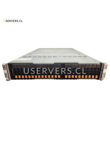 Supermicro BigTwin SuperServer SYS-220BT-HNTR 4 Node 24-Bay SFF NVMe Capable 2U Server