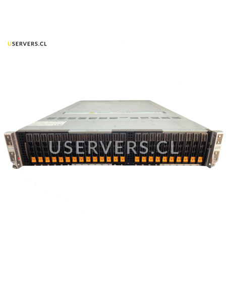 Supermicro BigTwin SuperServer SYS-220BT-HNTR 4 Node 24-Bay SFF NVMe Capable 2U Server