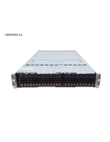 SuperMicro SuperServer SYS-2029BT-HNC0R 24 Bay SFF 4-Node NVMe Server