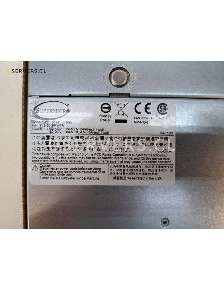 SuperMicro SuperServer SYS-6019P-WTR 1U 4 Bay LFF