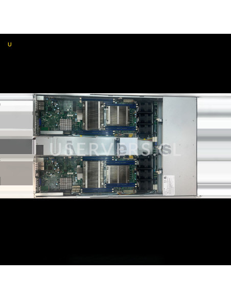 SuperMicro SuperServer SYS-6018TR-T 2 Node 4 Bay LFF 1U Rackmount Server