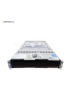 Nutanix / Supermicro SuperServer SYS-2029BT-HNTR 4-Node 24 Bay SFF 2U NVMe Server