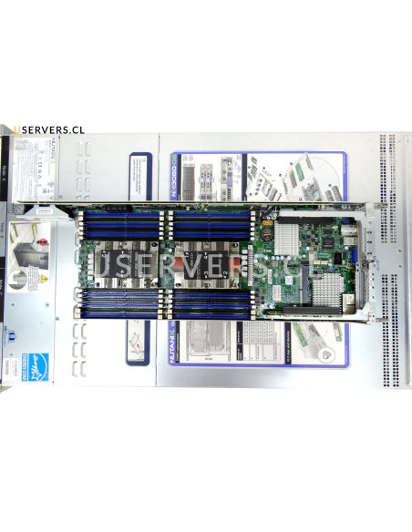 Nutanix / Supermicro SuperServer SYS-2029BT-HNTR 4-Node 24 Bay SFF 2U NVMe Server