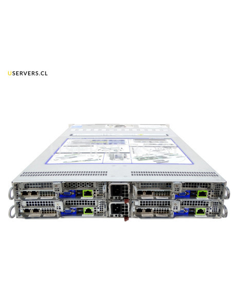 Nutanix / Supermicro SuperServer SYS-2029BT-HNTR 4-Node 24 Bay SFF 2U NVMe Server