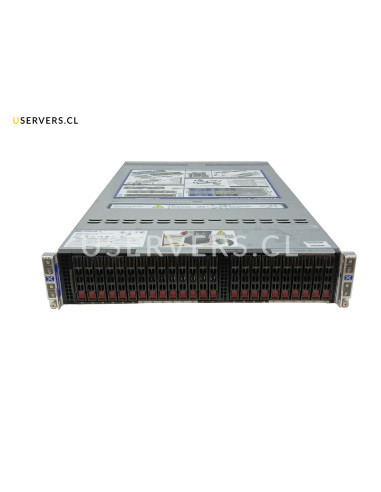 Nutanix NXS2U4N24G600 24 Bay SFF 2U Quad Node Server w/ X11DPT-B-G7-Ni22