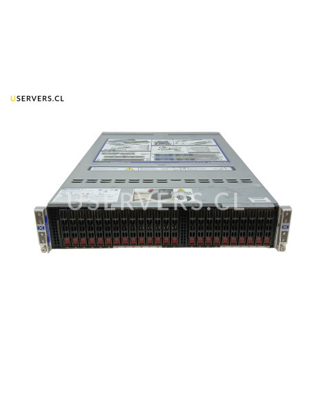 Nutanix NXS2U4N24G600 24 Bay SFF 2U Quad Node Server w/ X11DPT-B-G7-Ni22
