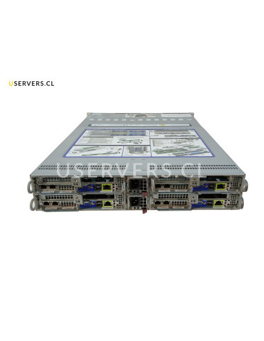Nutanix NXS2U4N24G600 24 Bay SFF 2U Quad Node Server w/ X11DPT-B-G7-Ni22