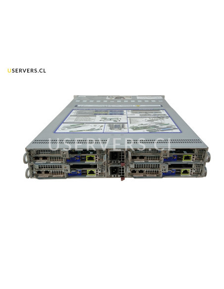 Nutanix NXS2U4N24G600 24 Bay SFF 2U Quad Node Server w/ X11DPT-B-G7-Ni22